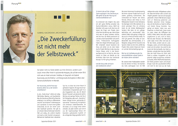 archisphere presse interview hotelbau