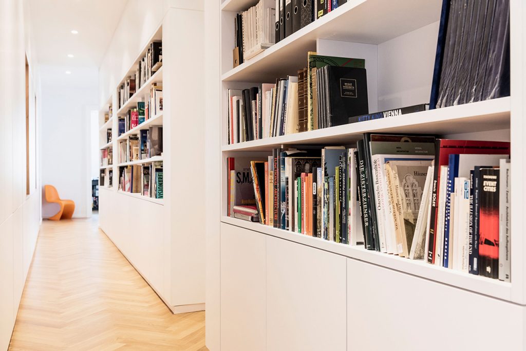 Architecture Design and Artbook library at the Archisphere Architecture and Interior Design studio in vienna photo copyright by christof wagner