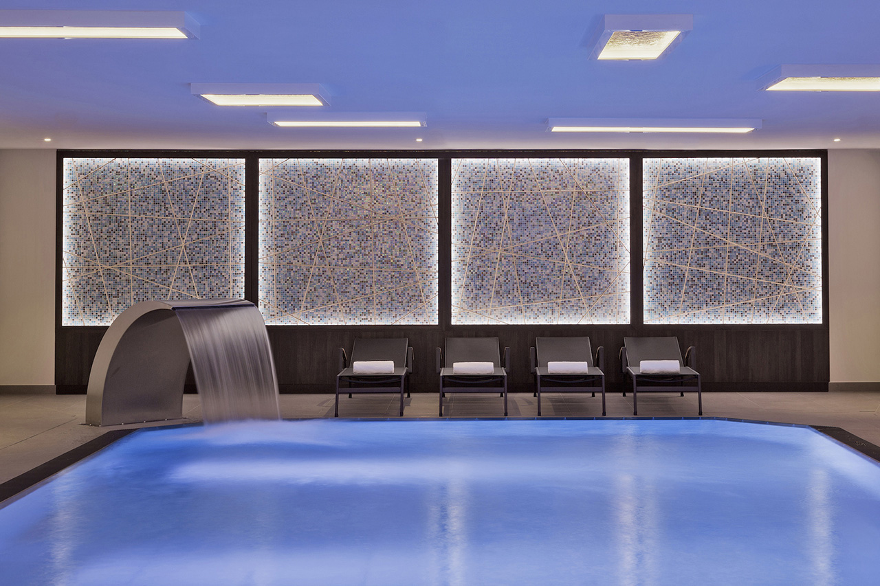 pool spa design hotel interior design archisphere c mariott
