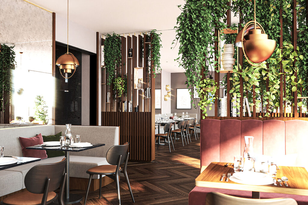 restaurant interior design concept romanian 4 star hotel archisphere