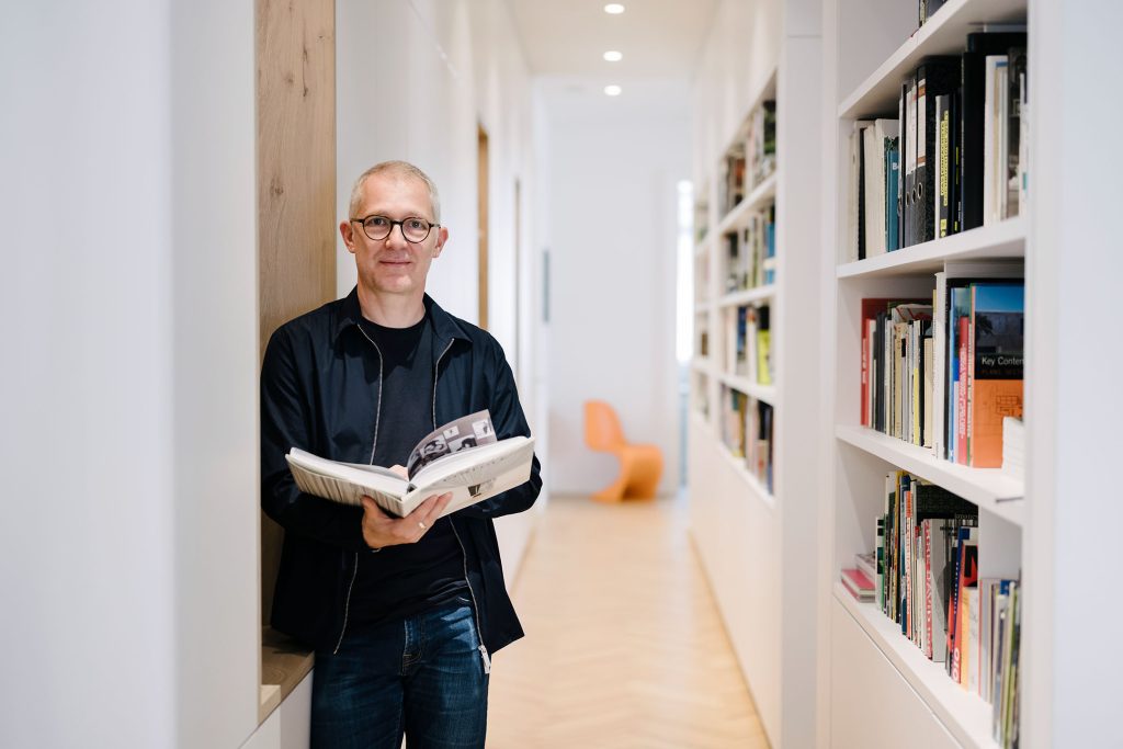 Architect and Managing Director Alexander Körözsi at Archisphere photo copyright Christof Wagner